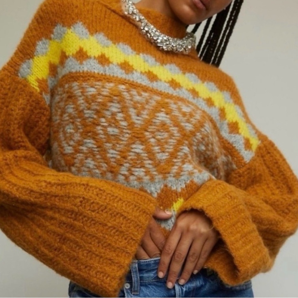 Free People Alpine Pullover Sweater size XS